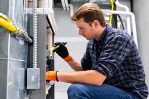 Professional technician offering all-around furnace repair in Lenexa, KS
