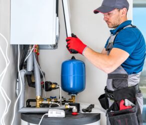 Water heater installation in Lenexa for a residential home